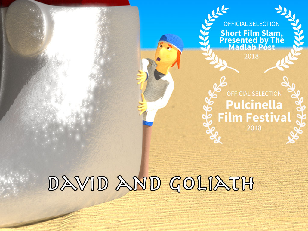 David And Goliath 3D Animation