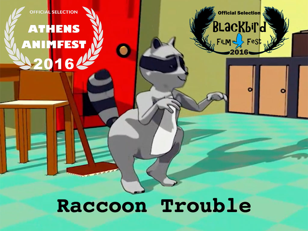 Raccoon Trouble 3D Animation Short
